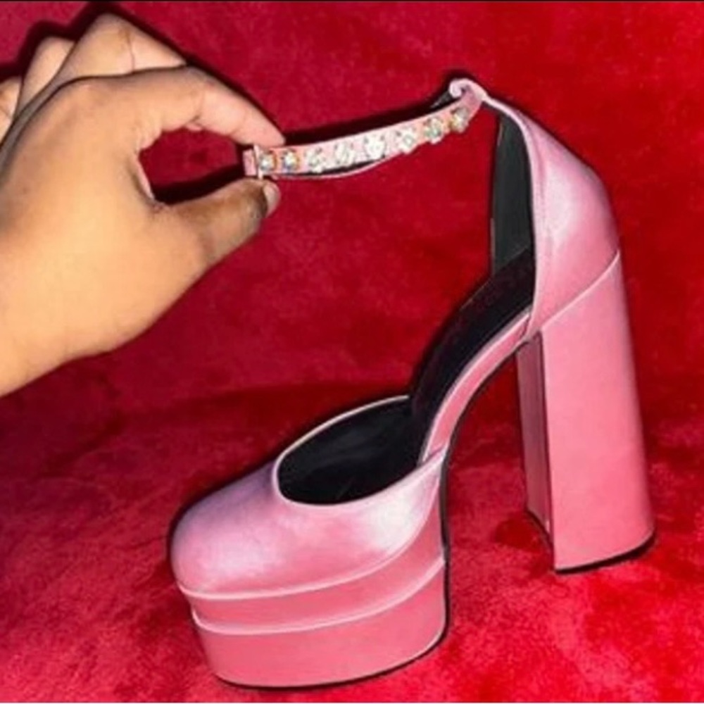 Platform Block High Heels